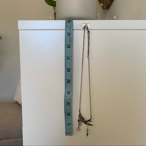 ๐ชด$5/25๐ชด vintage american eagle AE silver bird charm beaded pendant necklace - Picture 6 of 7